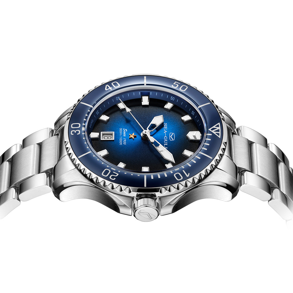 Ocean Series Pro 300m Waterproof Diving Watch 44mm