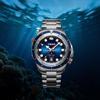 Ocean Series Ultra 1000m Waterproof Helium Valve Design Integrated Rotating Bezel Diving Watch 45mm