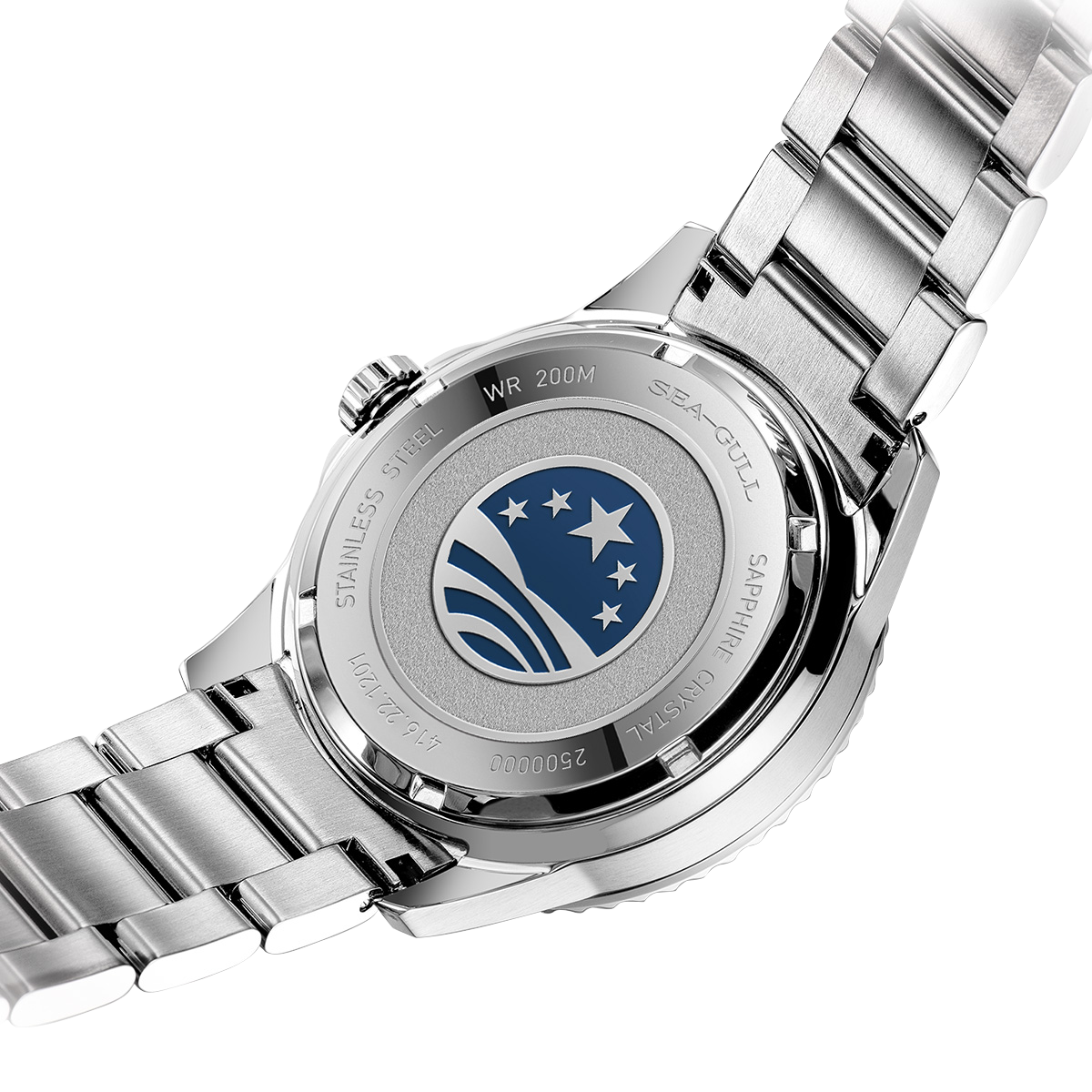 Ocean Series 200m Waterproof Ceramic Bezel Dive Watch 44mm