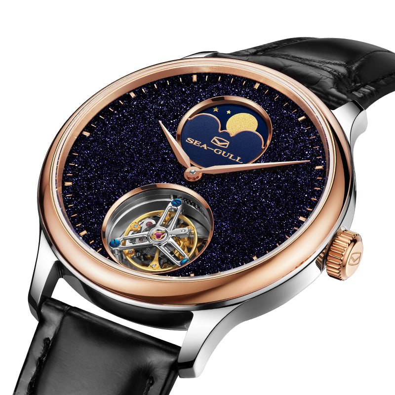 Artisan Series Starry Sky Dial Moon Phase Coaxial Tourbillon 42mm