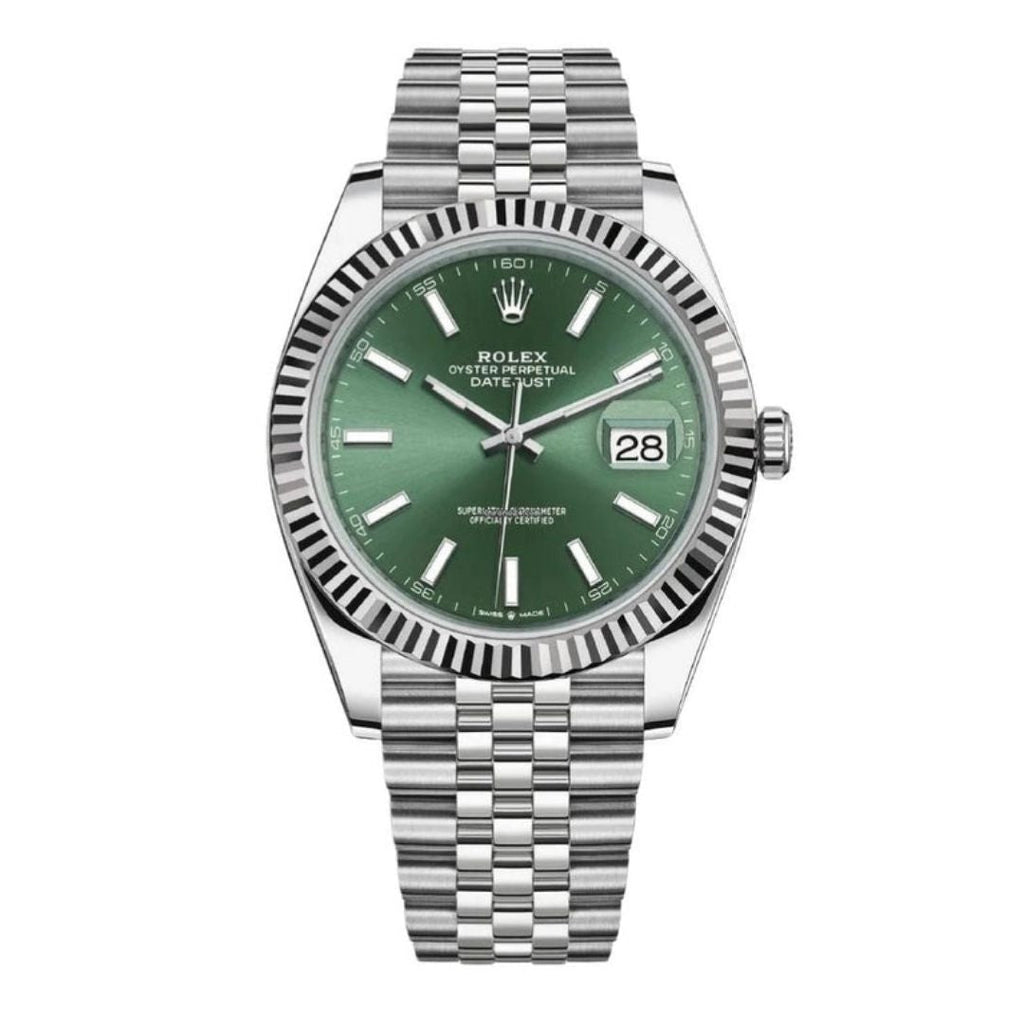 Rolex Datejust Green Dial Jubilee Bracelet 41mm