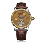 Lian Nian You Yu Red Copper and 24K Gold Dial Coaxial Tourbillon 43mm
