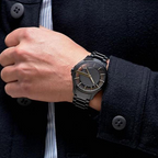 Armani Exchange Hampton Series AX2192 Men's Chronograph – Black Dial with Matching Black Stainless Steel Bracelet