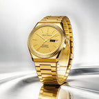 Ancient Cloud Motif Dial Date-day Calendar Reissue Automatic Dress Watch 38mm