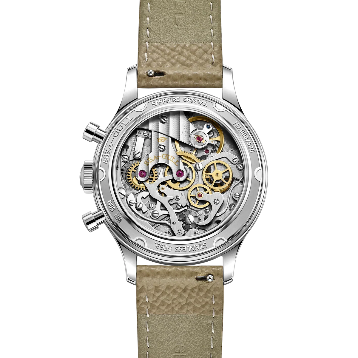 Seagull 1963 Aurora Edition Chronograph Watch 37.3mm
