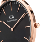 Classic Cornwall Black Rose Gold