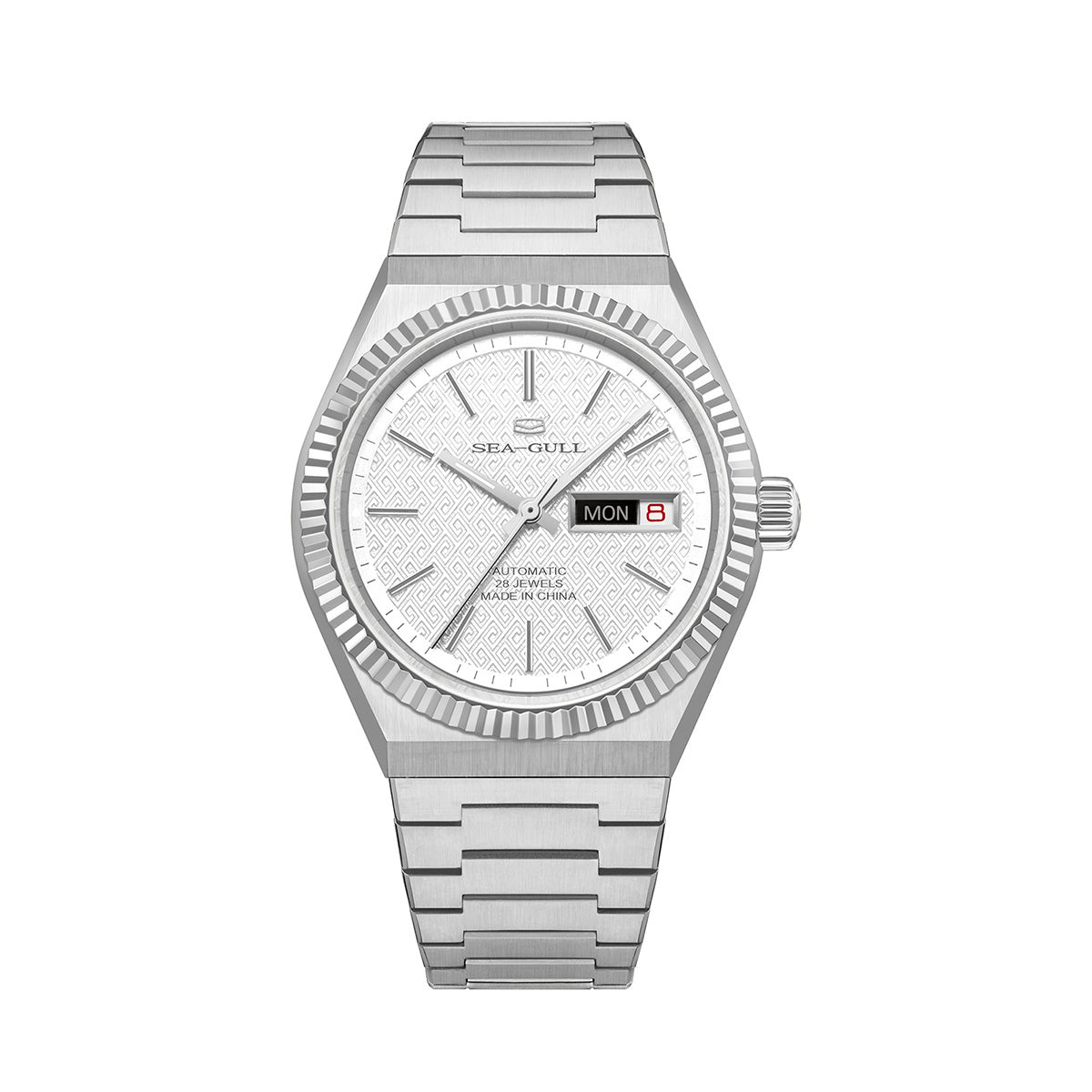 Ancient Cloud Motif Dial Date-day Calendar Reissue Automatic Dress Watch 38mm