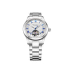 Open Heart Flywheel Guilloché Dial Automatic Watch 39mm