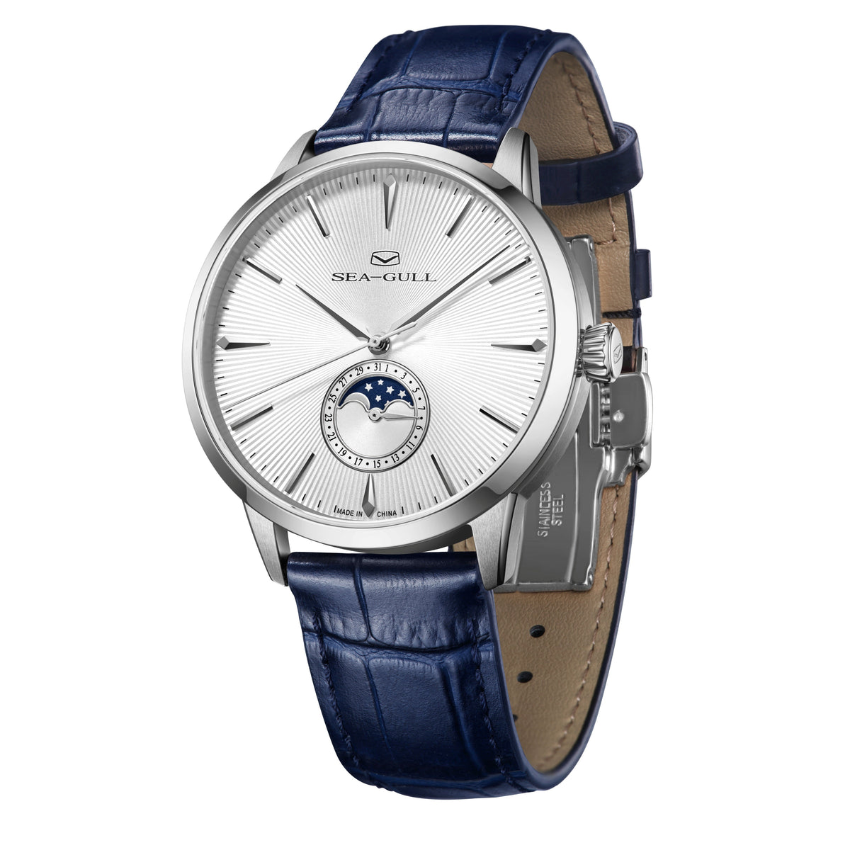 Extraordinary Series Moon Phase Dress Watch 40mm