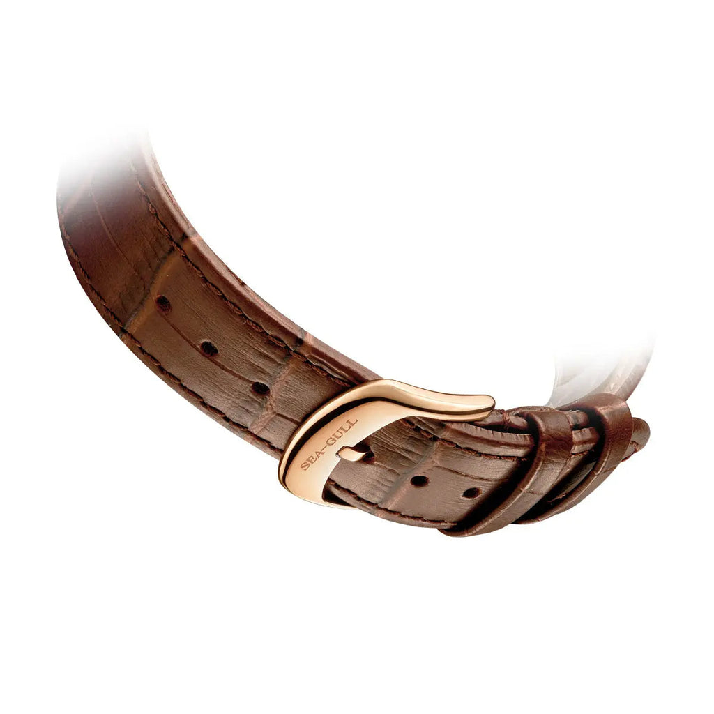 Slim Enamel Dial Ultra-Thin Dress Watch 39mm