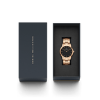 Iconic Link Black Rose Gold