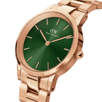 Iconic Link Emerald Green Rose Gold