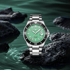 Ocean Series 200m Waterproof Matte Dial Diving Watch 44mm
