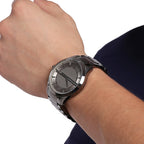 Armani Exchange Hampton AX2194 Men's Chronograph – Grey Dial with Matching Grey Stainless Steel Strap
