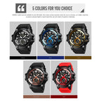 skmei-1725-three-time-led-digital-display-timing-luminous-electronic-watchred