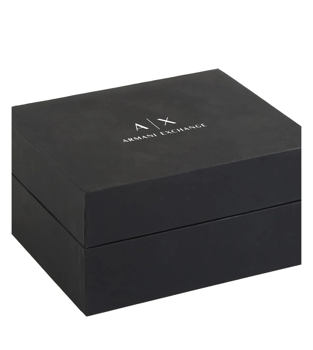 Armani Exchange Hampton AX7101 Men's Watch – Black Dial with Black Stainless Steel Bracelet