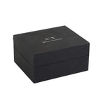 Armani Exchange Cayde AX2714 Men's Chronograph – Black Dial with Silver Mesh Stainless Steel Strap