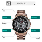 skmei-1538-multi-function-time-large-dial-steel-belt-men-casual-sports-electronic-watchrose-gold-silicone-belt