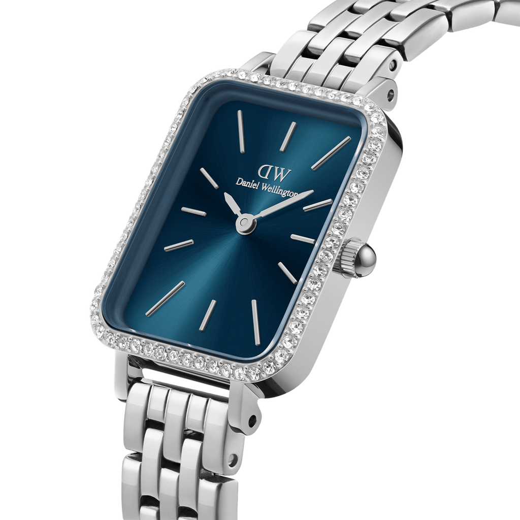 Quadro Lumine Bezel 5-Link Arctic Silver