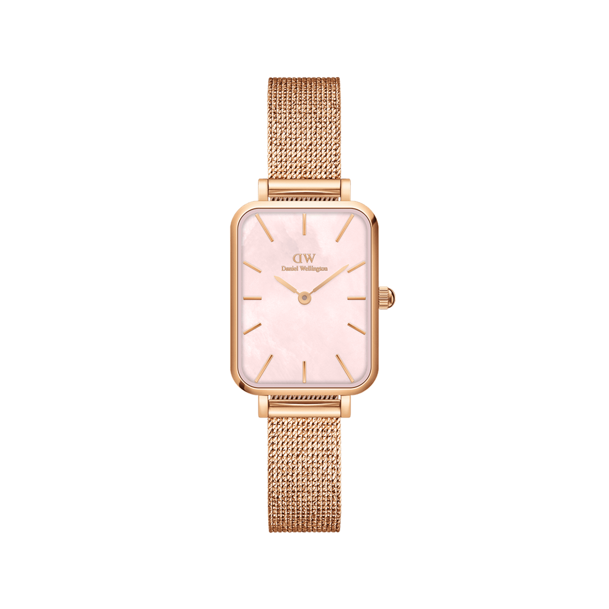 Quadro Pressed Melrose Pink MoP Rose Gold