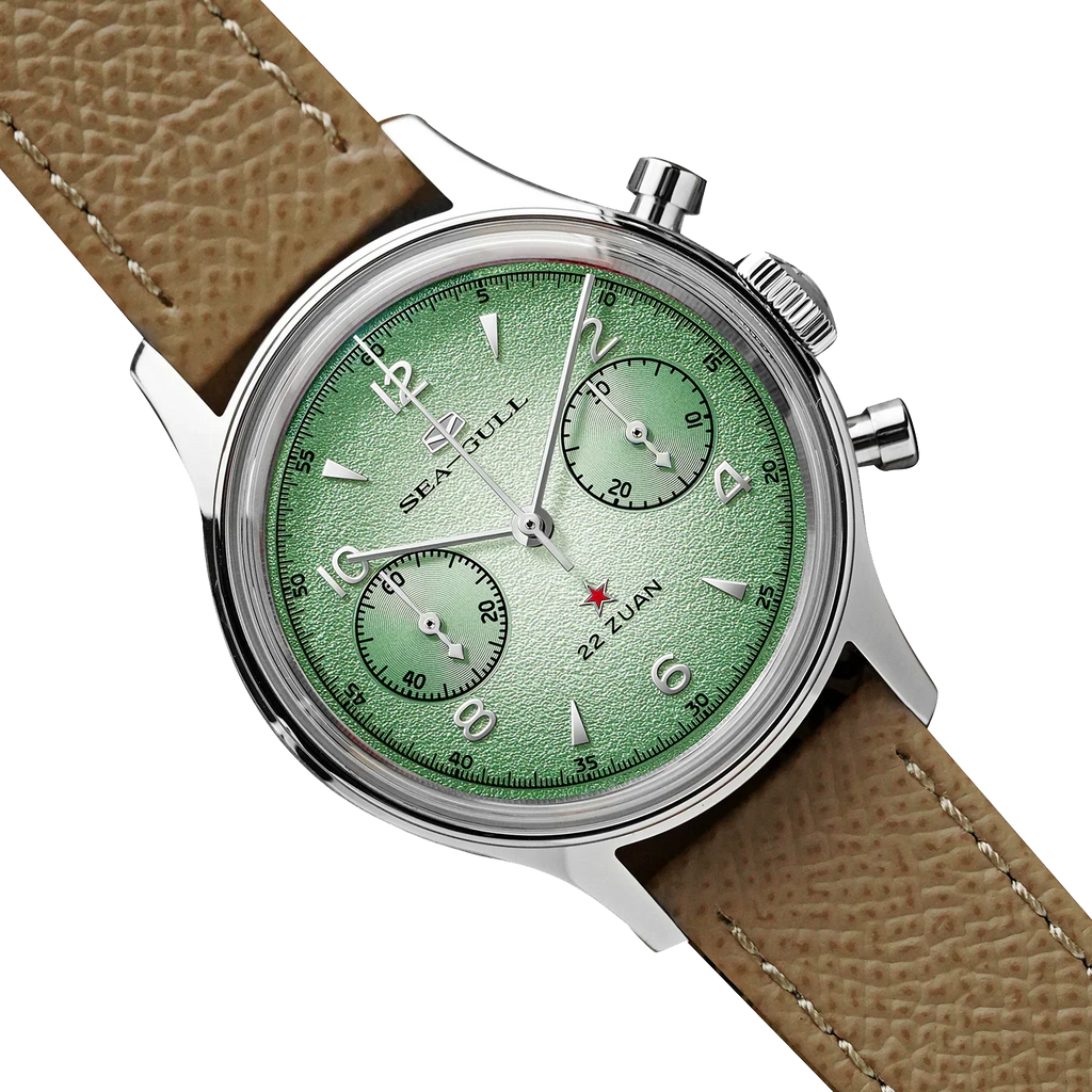 Seagull 1963 Aurora Edition Chronograph Watch 37.3mm