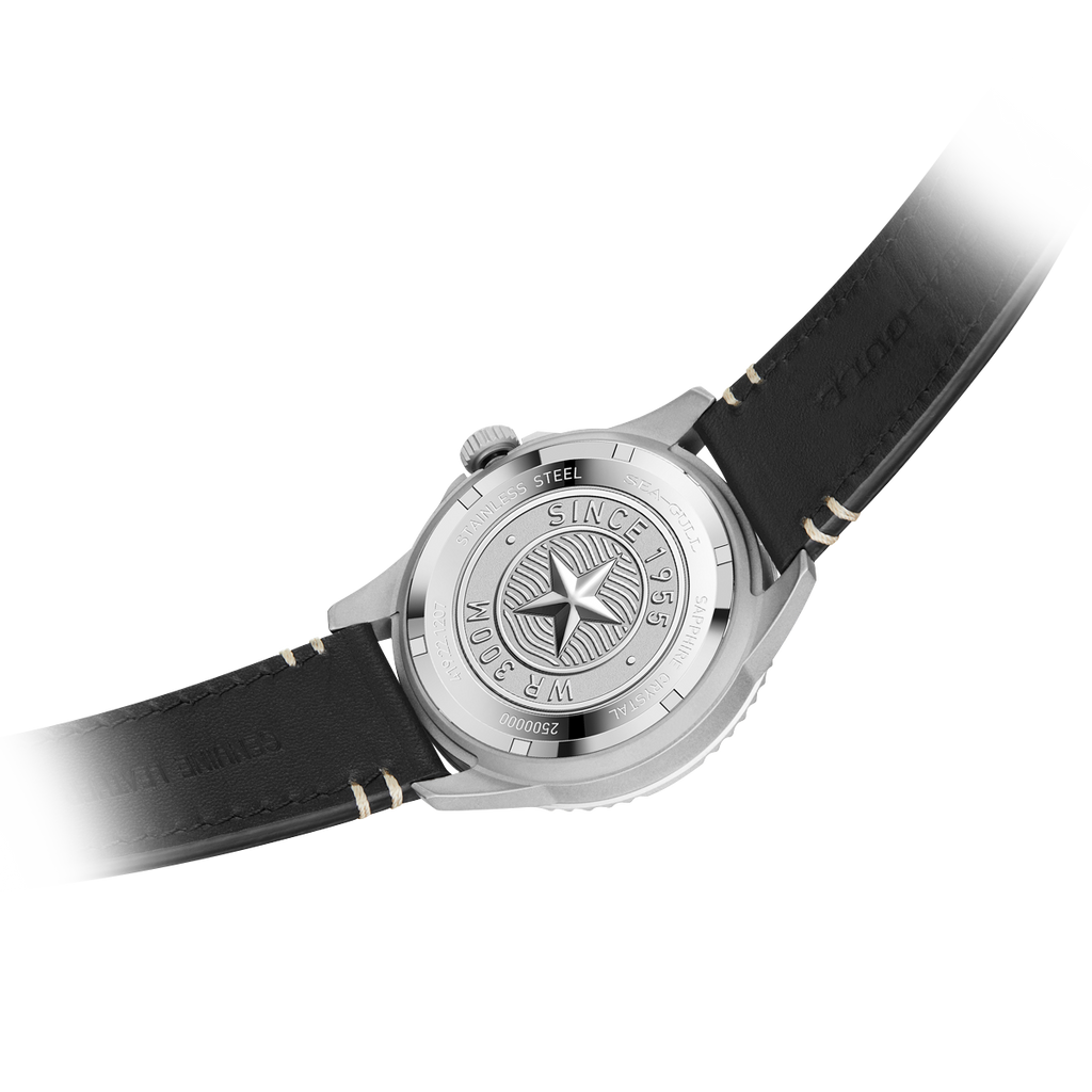 Ocean Series Pro 300m Waterproof Sandblasted Dial 3D Titanium Ceramic Bezel Diving Watch 43.5mm