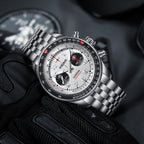 Aviation Series Tachymeter Chronograph Titanium Alloy Watch 43mm
