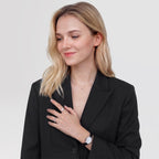 Ophelia Mini Black Lizard White Guilloché Silver